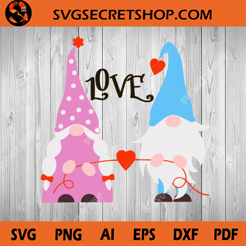 Download Gnome Love SVG, Gnome SVG, Gnome Valentine SVG, Valentine ...