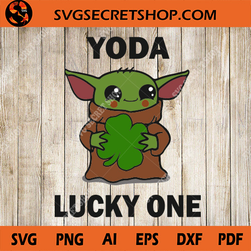 Download Yoda Lucky One SVG, Yoda SVG, Starwars SVG, Baby Yoda SVG ...