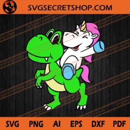Unicorn And Rex SVG