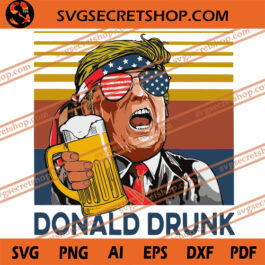 Donald Drunk SVG