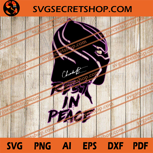 Download Rest In Peace SVG, Rip Chadwick Boseman SVG, Black Panther SVG