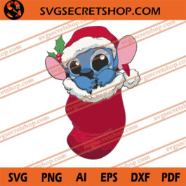 Baby Stitch Christmas SVG