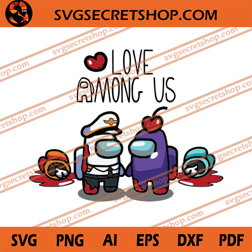 Download Love Among Us Svg Among Us Svg Video Games Svg