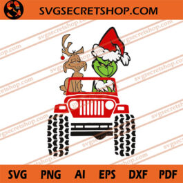 Grinch Jeep Mas SVG