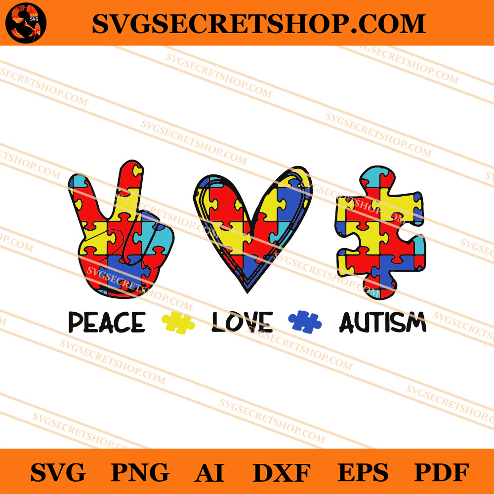 Free Free 176 Love Autism Svg SVG PNG EPS DXF File