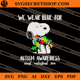 Autism Snoopy SVG