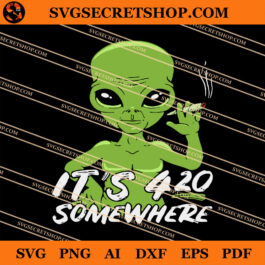 Alien Weed SVG