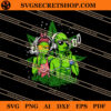 Alien Couple Smoking Weed SVG