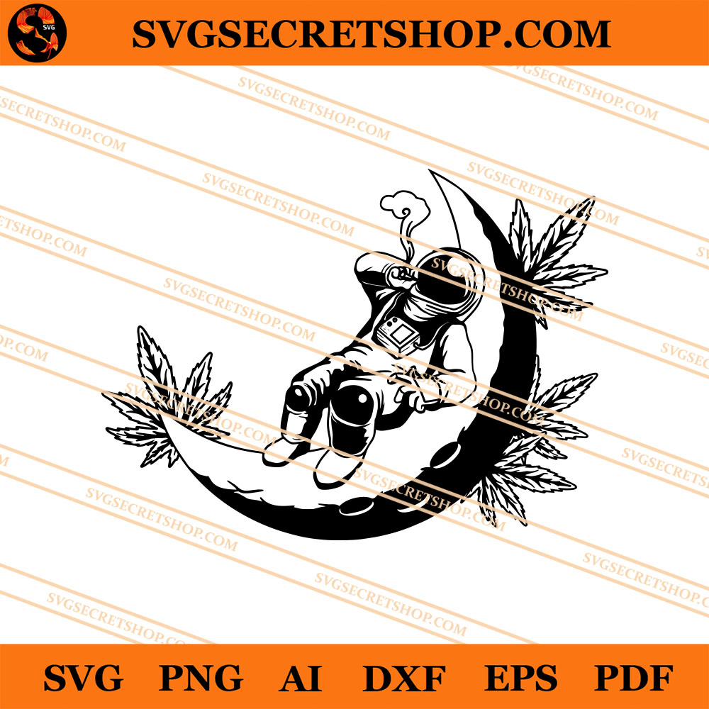 Download Astronaut Smoking Weed Svg