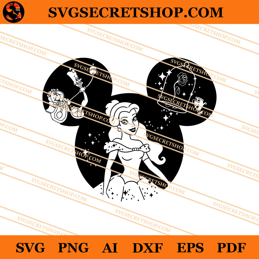Free Free 171 Disney Belle Svg File SVG PNG EPS DXF File