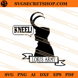 Kneel Loki Army SVG