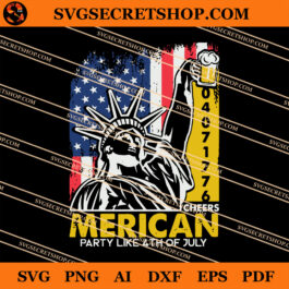 Merican Party Like 4th Of July SVG
