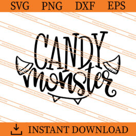 Candy Monster SVG