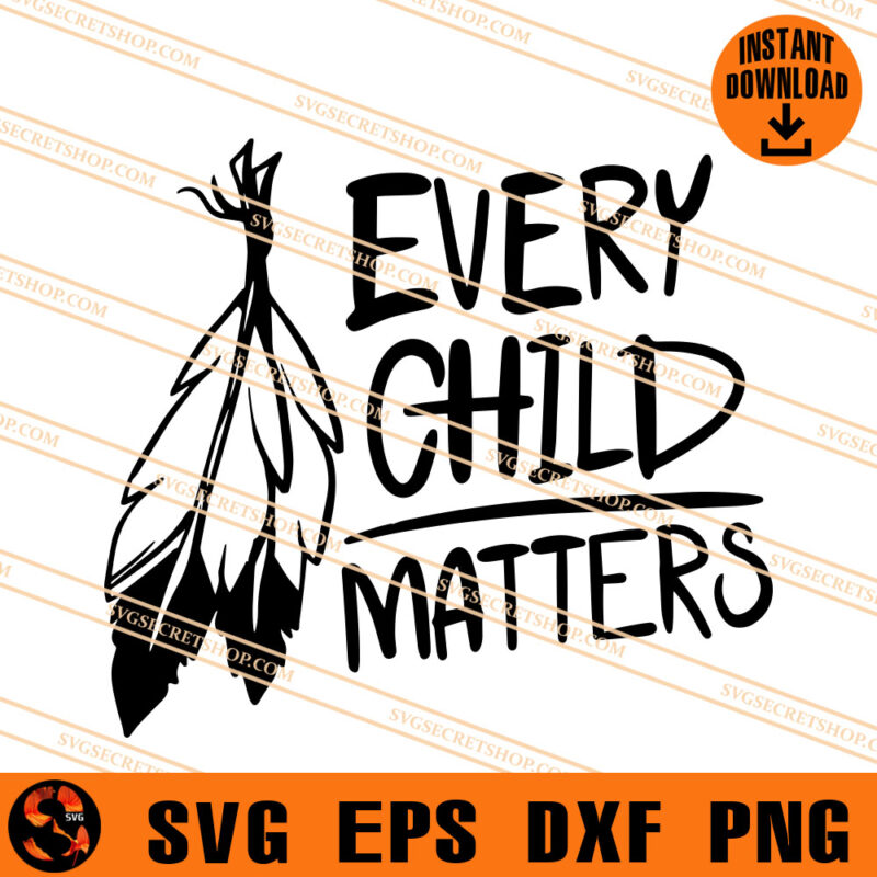 Every Child Matters SVG, Orange Day SVG, Feathers SVG | SVG Secret Shop