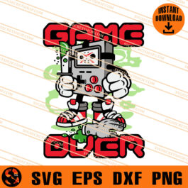 Game Over Halloween SVG