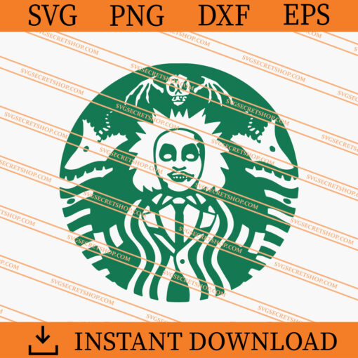 Beetlejuice Starbucks SVG