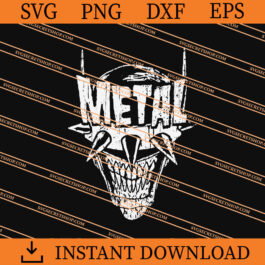 Heavy Metal Laughing-Bat SVG