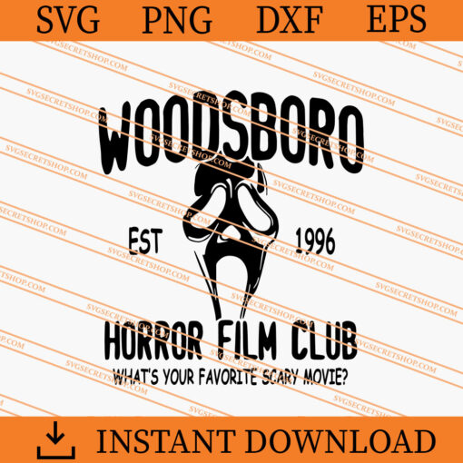 Woodsboro Horror Film Club SVG