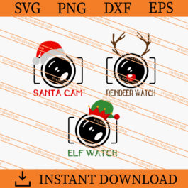 Christmas camera SVG