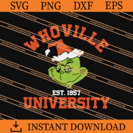 Grinch Whoville university SVG