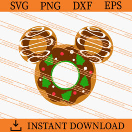 Mickey Donut Snack SVG
