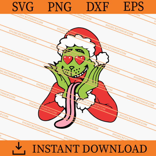 Grinch Christmas love SVG