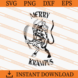 Merry krampus SVG
