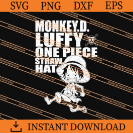 Monkey D Luffy One Piece SVG