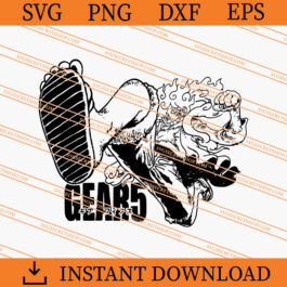 Luffy Gear 5 SVG