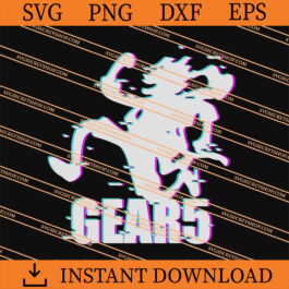 Luffy gear 5 glitch SVG
