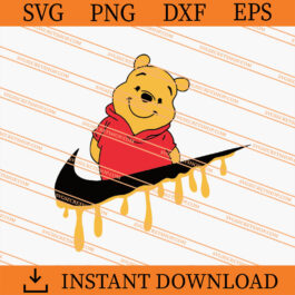 Winnie The Pooh Nike Logo SVG