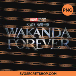 Black Panther Wakanda Forever 2022 Logo PNG