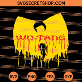 Wu Tang clan melted SVG