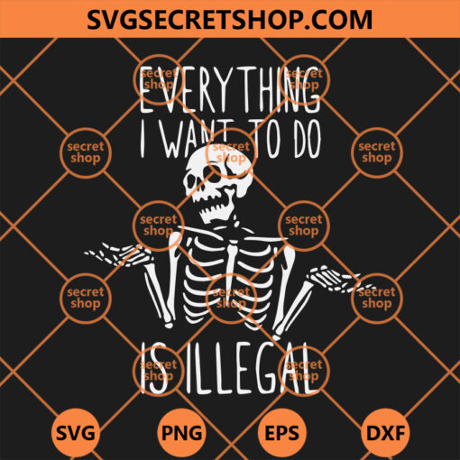 Everything I Want To Do Is Illegal SVG