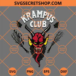 Krampus Club SVG, Krampus SVG