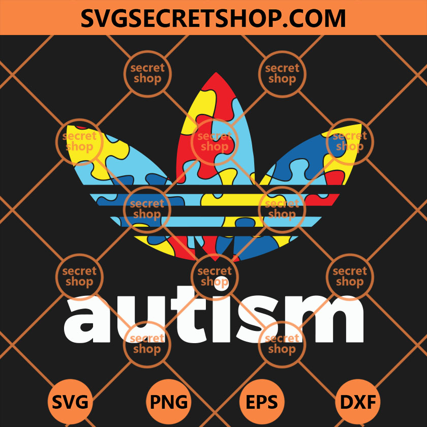Autism Adidas Logo SVG Autism Adidas Gifts SVG Symbols Of Autism