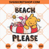 Beach please pooh