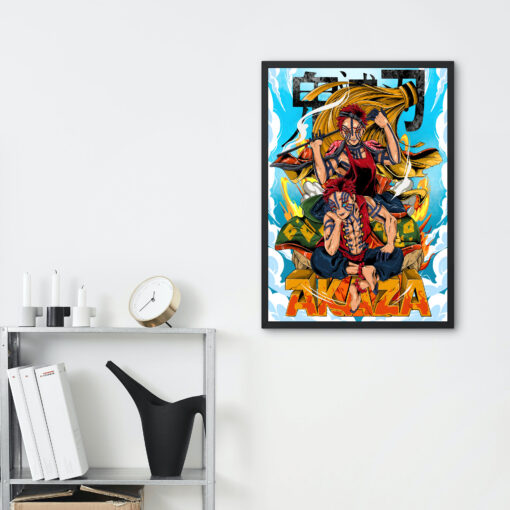 Akaza Demon Slayer Poster