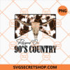 Raised On 90's Country Music Bull Skull Western