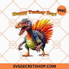 Happy Turkey Day Turkeysaurus Rex PNG