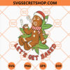Let's Get Baked Funny Gingerbread Man Christmas