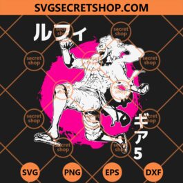 Gear 5 Nika Luffy Awakening SVG