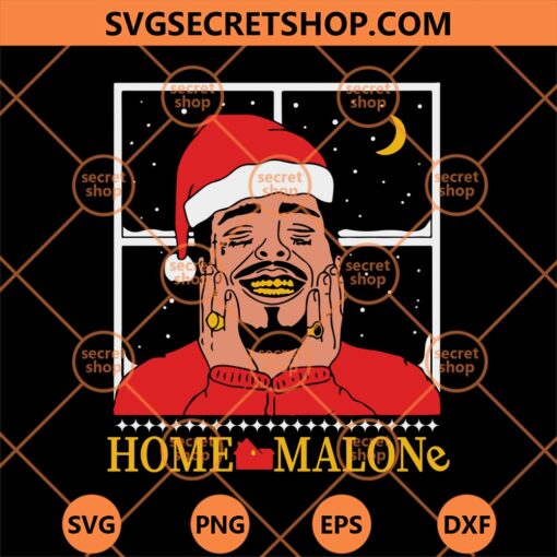 Home Malone SVG