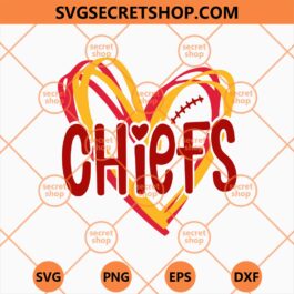 Chiefs Heart SVG