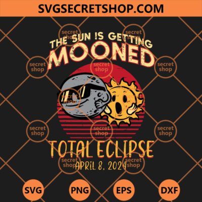 The Sun Is Getting Mooned Total Eclipse SVG