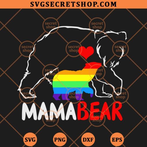 LGBT Mama Bear SVG