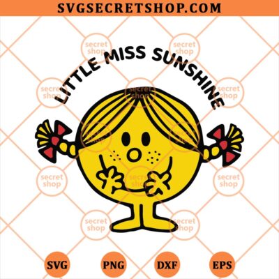 Little Miss Sunshine SVG