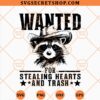 Wanted Raccoon SVG