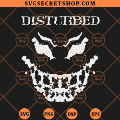 Disturbed Grin SVG