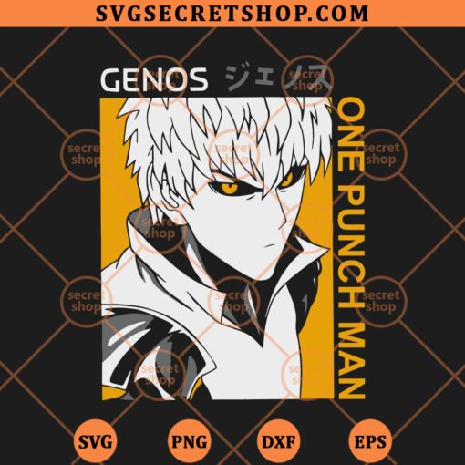 Genos One Punch Man SVG
